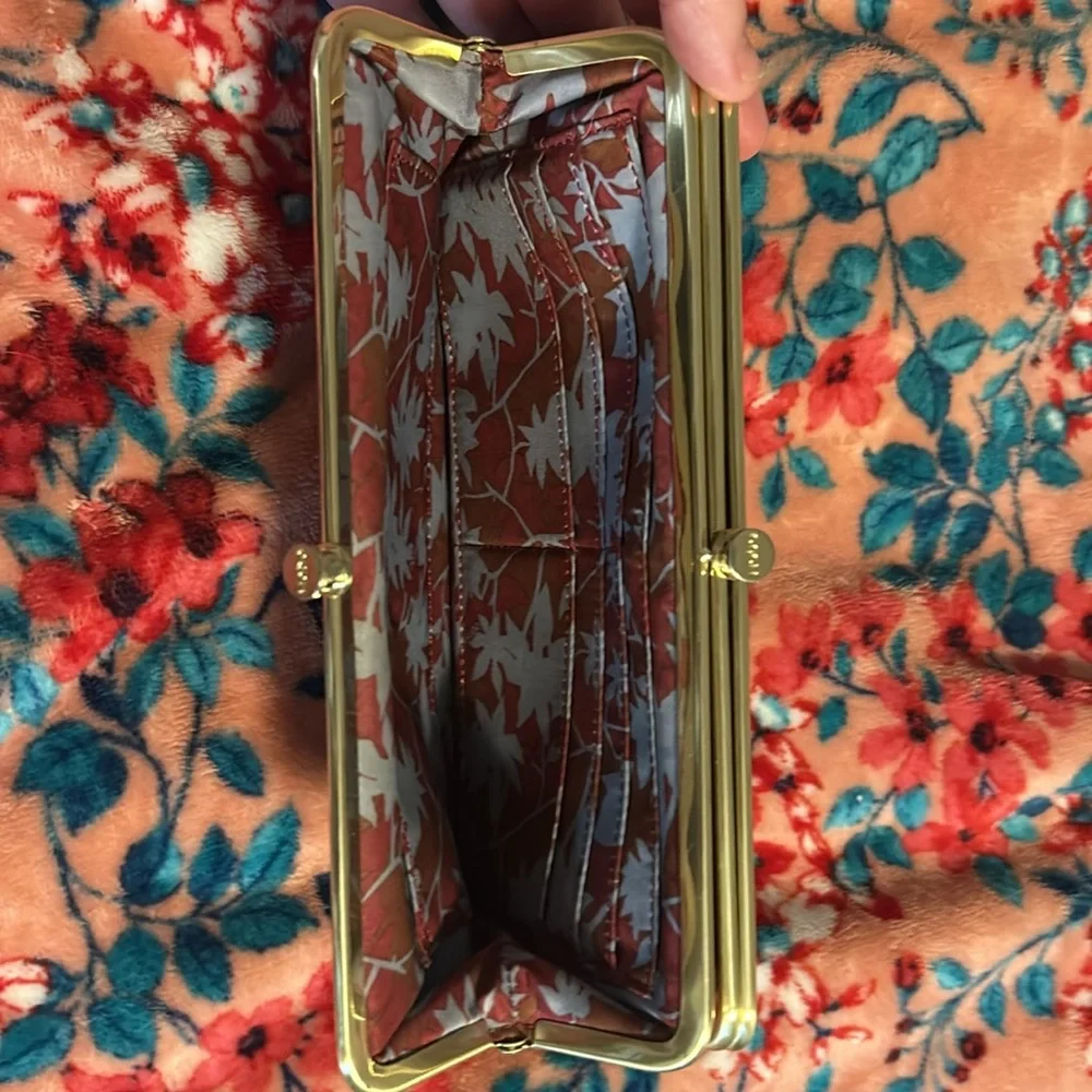 HOBO Lauren Clutch Wallet - Embroidered Plum - Picture 8 of 15